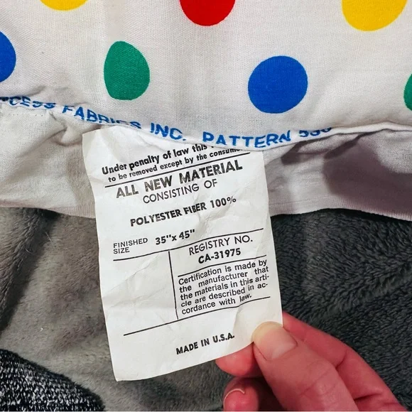 Vintage Princess Fabrics “Animal Crackers” Wall Hanging Quilt Panel / Blanket - Picture 2 of 7